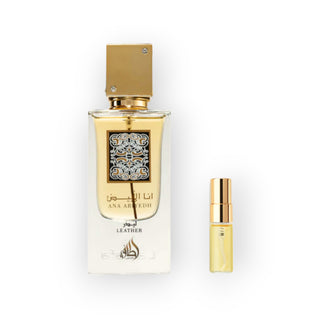 Lattafa Ana Abiyedh Leather 3ml Parfümproben – kraftvoller Lederduft in praktischer Sprayabfüllung
