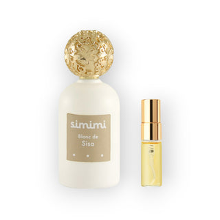 Simimi Blanc de Sisa Extrait de Parfum 3ml Parfümproben – sanfter Blumenduft als luxuriöse Testabfüllung