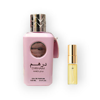 Dirham Wardi Parfümproben – blumig-süßer Duft im praktischen Sprayflakon