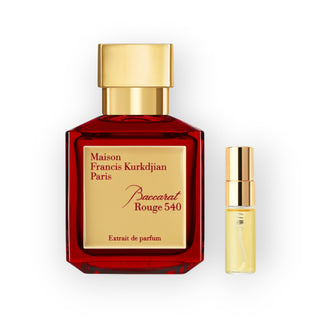 MFK Baccarat Rouge 540 Extrait 3ml Parfümproben – luxuriöse Duftabfüllung in exklusiver Mini-Sprühflasche

